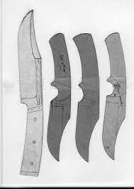 Each has multiple sizes to fit your stock. Lloyd Harding S Knife Templates