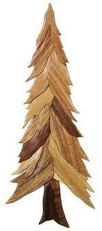 Intarsia Wood Single Pine Tree Wall Decor 22 X 9 Handcrafted Wood Mosaic Intarsia Wood Wood Mosaic Intarsia Wood Patterns