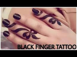 Black Finger Mehndi Tattoo Design Finger Black Mehndi Design Latest Mehndi Design Beautiful You Youtube Jari Desain Henna Desain Tato
