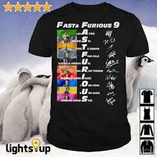 Fast & furious 9 has added three more to the mix — finn cole, anna sawai and vinnie bennett. Fast And Furious 9 Ludacris Vin Diesel Tyrese Gibson Finn Cole Signatures Shirt
