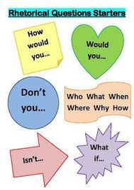 Rhetorical Question Starters Poster This Or That Questions Rhetorical Question Persuasive Writing