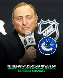Canucks schedule changes announced