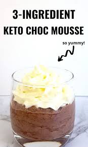 Easy Keto Chocolate Mousse Recipe Mousse Recipes Mousse Recipes Easy Keto Chocolate Mousse