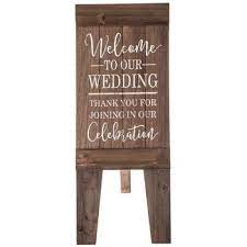 Welcome To Our Wedding Easel Wood Decor Hobby Lobby 1763176 Welcome To Our Wedding Our Wedding Floral Wedding