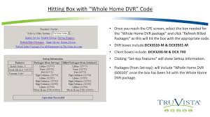 Maybe you would like to learn more about one of these? Whole Home Dvr Customer Turn Up Ppt Download
