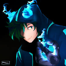 This story starts when izuku takes his entrance exam and of course he cant help but lend his assitance to everyone who needs it, even if it puts him behind. Zheilla On Twitter Villain Deku I Always Fascinated By Blue Flame So Why Not Give It To Deku Villaindeku Deku Midoriyaizuku