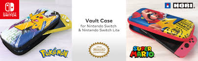 Hard covered case in grey. Amazon Com Nintendo Switch Premium Vault Case Mario Edition By Hori Officially Licensed By Nintendo Video Games