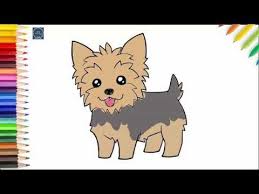 How To Draw A Yorkie Simple Drawing And Coloring Pages For Kids Step By Step Easy Drawings Drawings Animal Drawings Cool drawings that are sure to make your friends say wow! your cool sketches will make super christmas gifts, too, so start practicing those caricatures now. how to draw a yorkie simple drawing