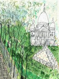 Sacre Coeur Paris Steps Montmartre Painting Limited Edition Etsy In 2020 Paris Art Print Paris Art Paris Wall Art