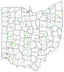 map of ohio lakes streams and rivers