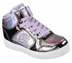The Future Of Light Up Footwear Arrives With The Skechers S Lights Energy Lights Shoe Shiny Metallic Paten Skechers Girls Skechers Cheap Kids Clothes Online