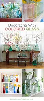 Decorating With Colored Glass Ohmeohmy Blog Spring Home Decor Spring Decor