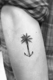 Beach Inspired Palm Tree Anchor Tattoo Palm Tree Tattoo Tattoos Palm Tattoos