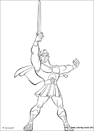 Your kids will increase their vocabulary by learning about different anima. Hercules Coloring Picture