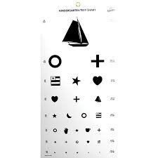 Kindergarten Eye Chart