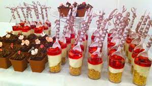 Mini Parfaits Dessert Platter Desserts Party Food Dessert