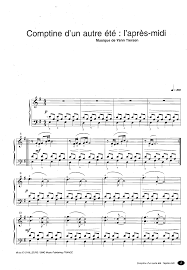 Comptine D Un Autre été L Après Midi Piano Sheet Music From The Movie Amelie Poulain Sarkilar Piyano