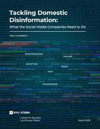 We debated between two options immigration had given us: Tackling Domestic Disinformation What The Social Media Companies Need To Do By Nyu Stern Center For Business And Human Rights Issuu