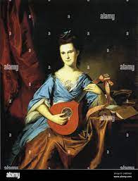 Julia Stockton (Mrs. Benjamin) Rush 1776 by Charles Willson Peale Stock  Photo - Alamy