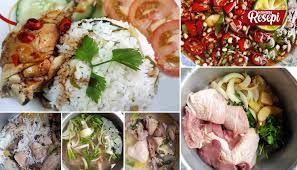 Nasi balap puyung, nasi putih dengan lauk ayam suwir bumbu pedas, kacang kedelai dan keripik kentang. Cara Masak Nasi Ayam Thai Sedap Dan Mudah Baru Je Buat Sekali Tak Sangka Semua Suka Kongsi Resepi