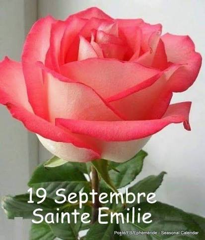 19 Septembre Sainte Emilie