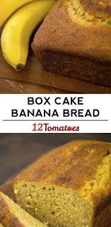 The Easiest Banana Bread Ever Recipe Cake Mix Banana Bread Easy Banana Bread Banana Bread