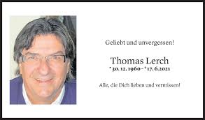 Todesanzeigen von Thomas Lerch