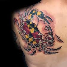 Thirteen rose tattoo is a tattoo parlor and studio in maryland heights, mo. 50 Maryland Flag Tattoo Ideas For Men State Flag Designs