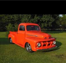 Image result for Orange 1951 Truck