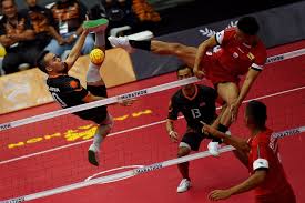 Takraw wordt wel beschreven als volleybal met de voeten op een badmintonveld. Stl Sepak Takraw 2017 Lakukan Persiapan Sejak Januari 2016 Myanmar Targetkan 3 Games In Asia And Other Countries Alkaroman