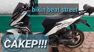 37 cara modifikasi beat sederhana simple matic honda fi injeksi warna merah beserta gambar dan foto. Modifikasi Honda Beat Street Zaed Syah Youtube