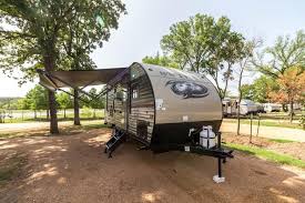 You will enjoy the convenience of the rear corner bath with a tub and a shower in this model. 2019 Forest River Cherokee Wolf Pup 18to 148533 Fun Town Rv World