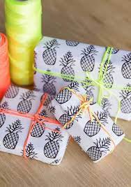 Diy Free Printable Pineapple Wrapping Paper Printable Wrapping Paper Pineapple Gifts Diy Gifts