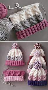 Cozy Cable Knit Hat Free Pattern Knitted Hats Cable Knit Hat Knitting