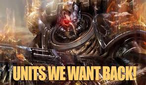 The land fing chaos seeds book 2 aleron kong. Units We Want Back In 9th 40k Legion Of The Damned Spikey Bits