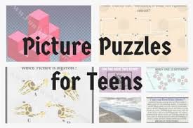 Elaine hinzey is a fact checker, writer, researcher, and registered dietitian. Picture Puzzles For Teens With Answers