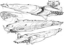 gunbuster sf アート 艦艇 アニメ