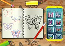 Encourage your little one to try drawing them, or have them put them in order. Learn How To Draw Beautiful Butterfly Step By Step For Android Apk Download