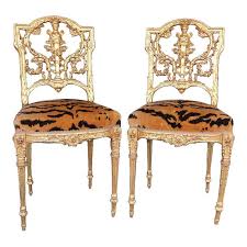 Hand Carved Wood Chairs A Pair In 2020 Wood Chair Hand Carved Wood Antique Chinese Furniture