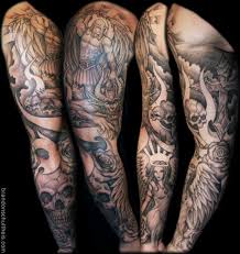 Simple saint michael tattoo designs. St Michael Sleeve By Brandon Schultheis Tattoonow
