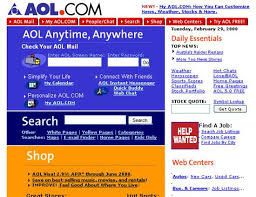 Aol Website Template Design Throwback Thursday Website