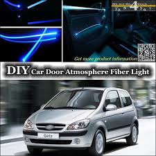 For Hyundai Getz Prime Click Tb Brisa Inokom Interior Ambient Light Tuning Atmosphere Fiber Optic Band Lights Door Lights Ambient Lighting Panel Doors