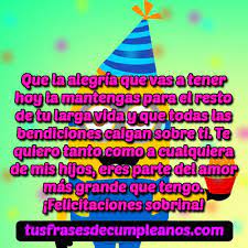 Mensajes De Feliz Cumpleanos Para Una Sobrina Y Sobrino