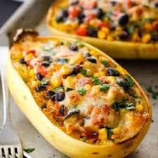 Spaghetti Squash Burrito Bowls Recipe Healthy Squash Recipes Squash Recipes Spaghetti Squash Recipes Healthy