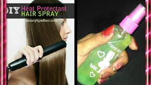 I always use a protectant heat serum or spray on dry hair before curling it. Diy Heat Protection Hair Spray Hair Serum For Heat Protection Youtube