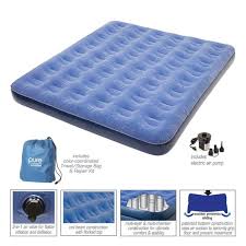 Pure Comfort Low Profile Flock Top Twin Air Mattress With Pump Walmart Com Twin Air Mattress Air Mattress Mattress