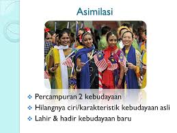 Asimilasi ditujukan untuk dapat lebih menghargai antar budaya, mempererat kesatuan tindakan yang dilakukan dan untuk kepentingan bersama demi mencapai tujuan bersama. Asimilasi Dan Akulturasi Dalam Komunikasi Lintas Budaya Ppt Download
