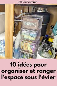 10 Idees Pour Organiser Et Ranger Le Chaos Du Placard Sous L Evier En 2020 Rangement Sous Evier Rangement Evier Astuce Rangement