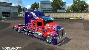 Optimus prime, known in japan as convoy (コンボイ, konboi), is a fictional character created by the transformers franchise. Heavy Truck Optimus Prime Trasnsformers 4 Version 1 22 H Upgrade Ets 2