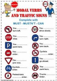 Modal Verbs And Traffic Signs 2 Language English Grade Level Intermediate Pre Intermediate School S Dorozhnyj Znak Obuchenie Anglijskomu Anglijskaya Grammatika